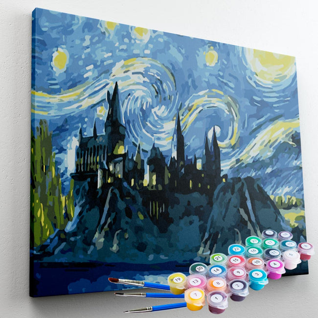 Kit Pintura Terapêutica  -  Hogwarts Starry Night