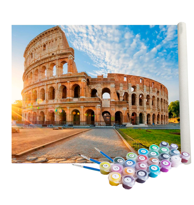 Kit Pintura Terapêutica  - Coliseu Roma