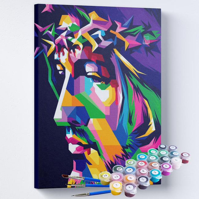 Kit Pintura Terapêutica  -  Jesus Colorido