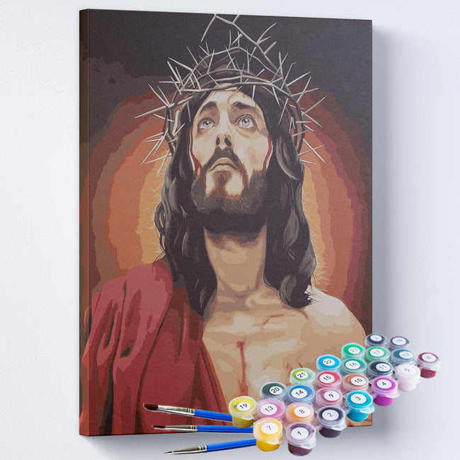 Kit Pintura Terapêutica  -  Jesus Coroa