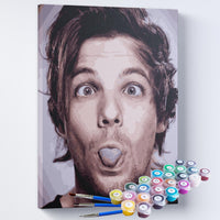 Pintura Terapêutica  -  Louis Tomlinson Linguinha