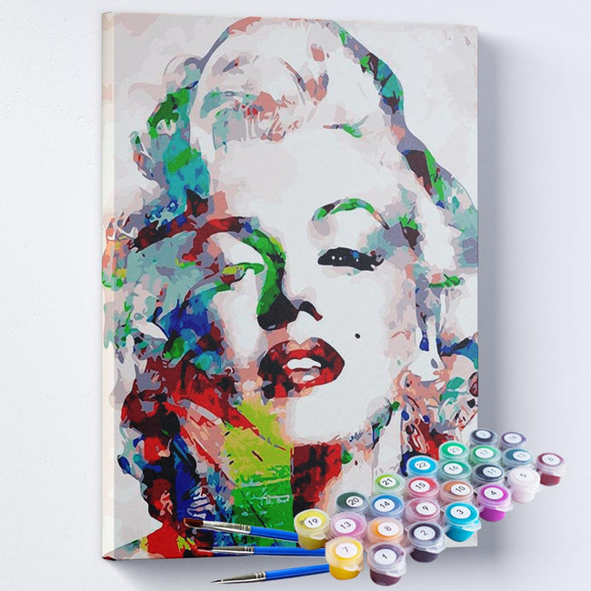 Kit Pintura Terapêutica - Marilyn Monroe, O Poder feminino