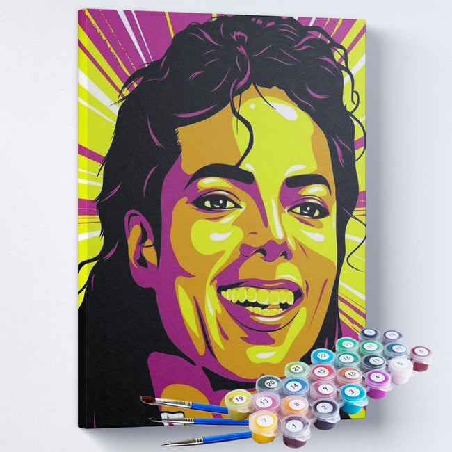Kit Pintura Terapêutica  -  Michael Jackson