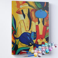 Kit Pintura Terapêutica - Mulheres Abstrata