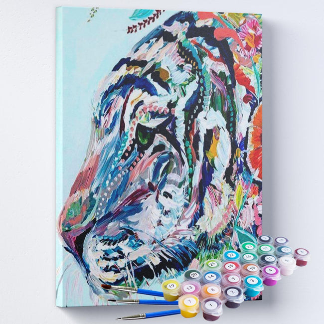 Kit Pintura Terapêutica  - O Maravilhoso Tigre
