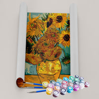 Kit Pintura Terapêutica - Os Girassóis de Van Gogh