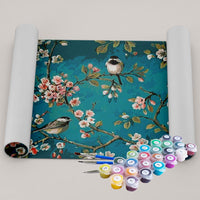 Kit Pintura Terapêutica  - Pássaros e Flores