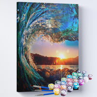 Kit Pintura Terapêutica - Sunset Onda