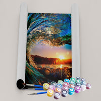 Kit Pintura Terapêutica - Sunset Onda