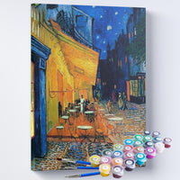 Kit Pintura Terapêutica - Terraço do Café à Noite/ Van Gogh