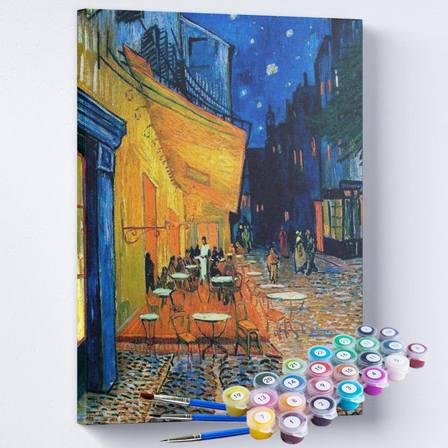 Kit Pintura Terapêutica - Terraço do Café à Noite/ Van Gogh