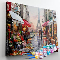 Kit Pintura Terapêutica - Torre Eiffel