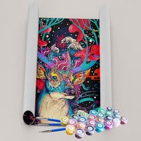 Kit Pintura Terapêutica - Veado Abstrato