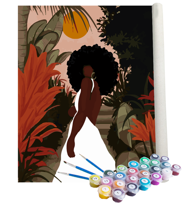 Kit Pintura Terapêutica  - Beleza Negra