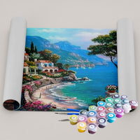 Kit Pintura Terapêutica  - Vilarejo na Praia