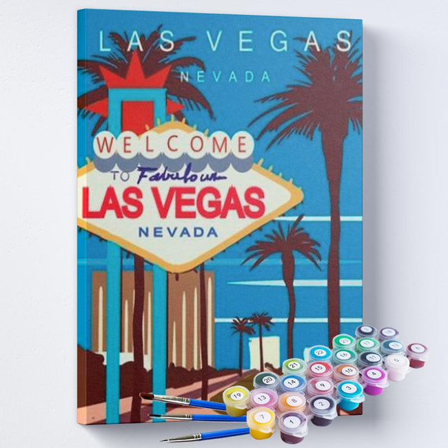 Kit Pintura Terapêutica  - Welcome to Las Vegas
